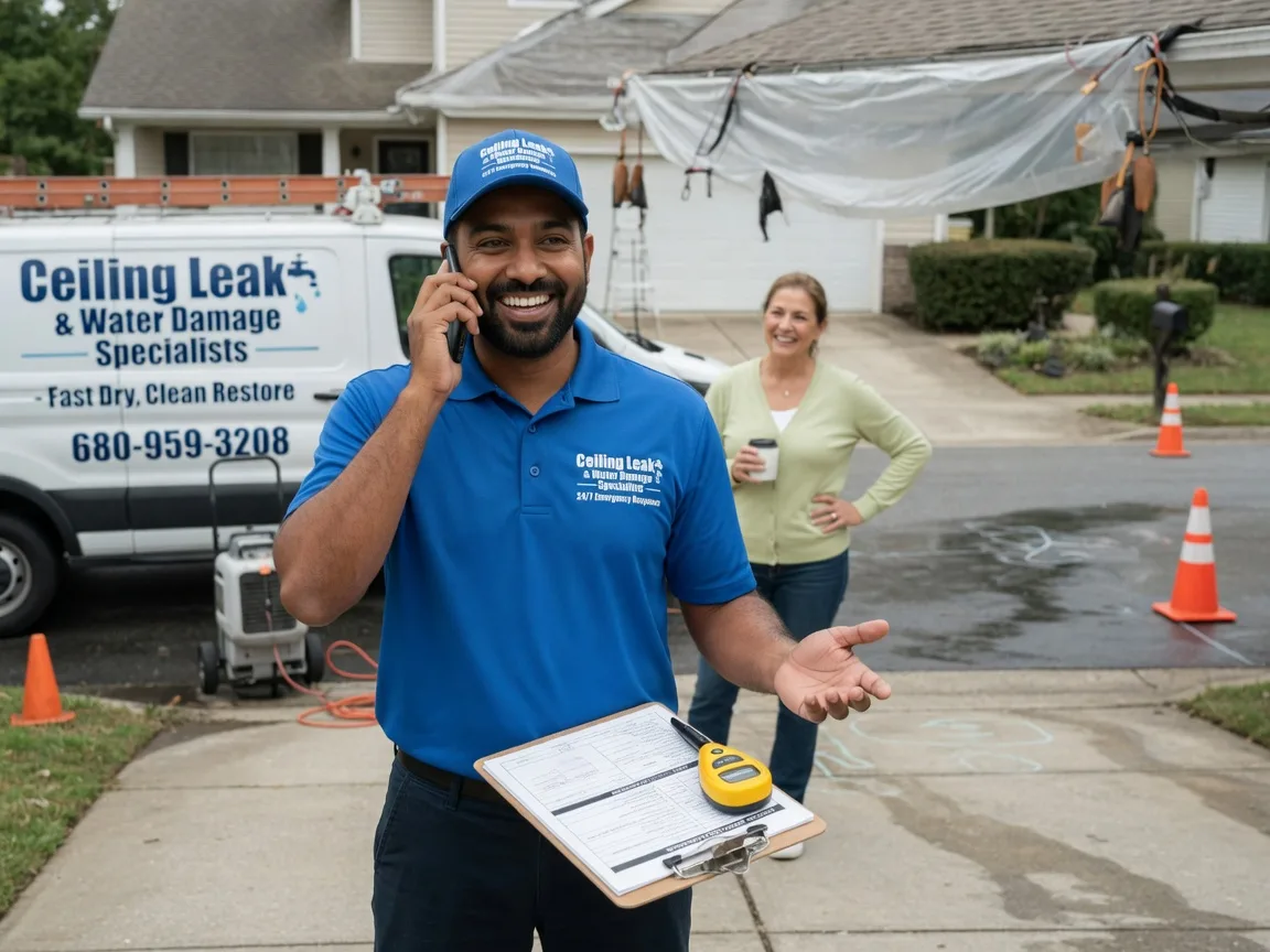 Ceiling Leak Cleanup Greenfield, OK FAQs
